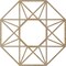 Ekena Millwork Guardian Wood Fretwork Pierced Ceiling Medallion, Hickory, 16"OD x 6 1/4"ID x 1/4"T CMWP16X16X0250GDHI - alternate 2